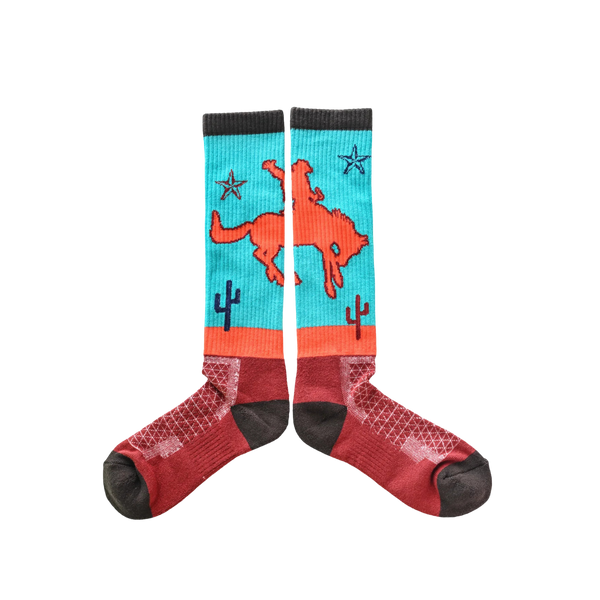 Lucky Chuck | Sunset Rodeo | Performance Boot Socks