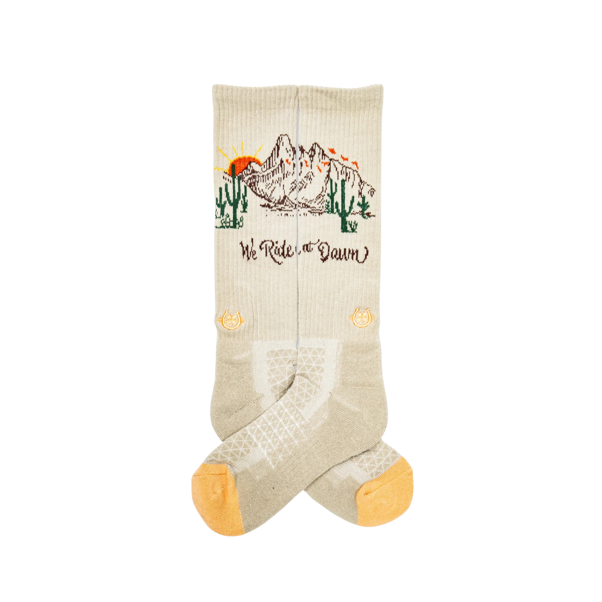 Lucky Chuck | We Ride at Dawn | Performance Boot Socks