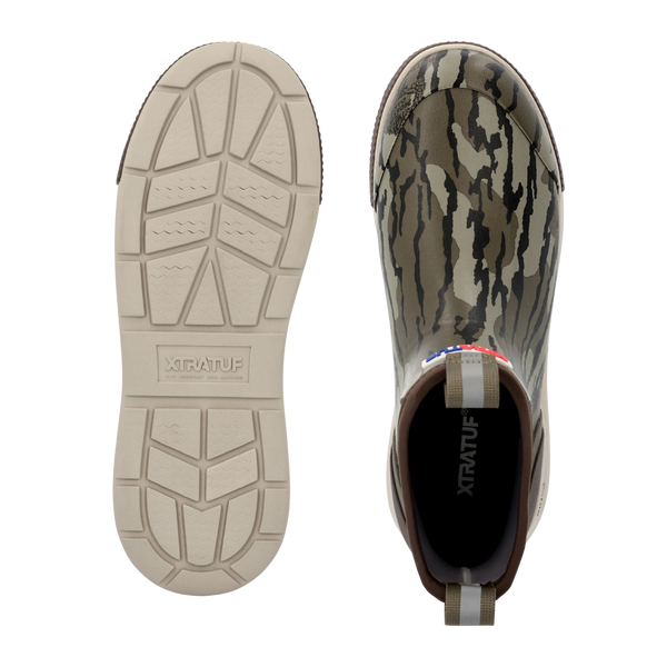 XTRATUF | Mens Ankle Deck Boot Sport | Mossyoak Bottomland