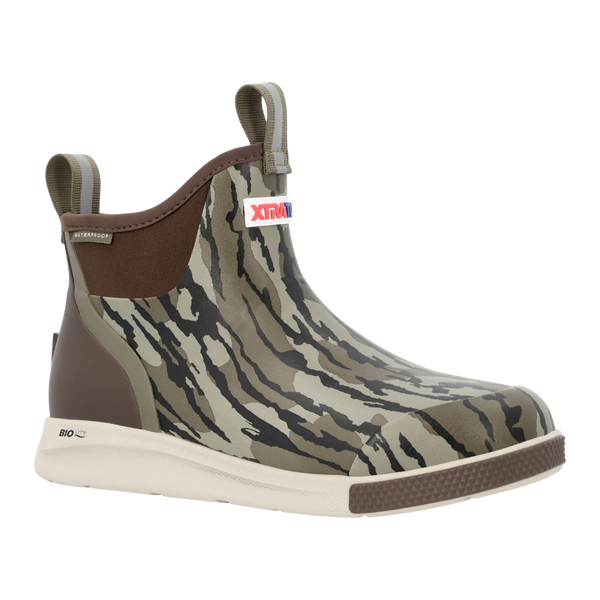 XTRATUF | Mens Ankle Deck Boot Sport | Mossyoak Bottomland