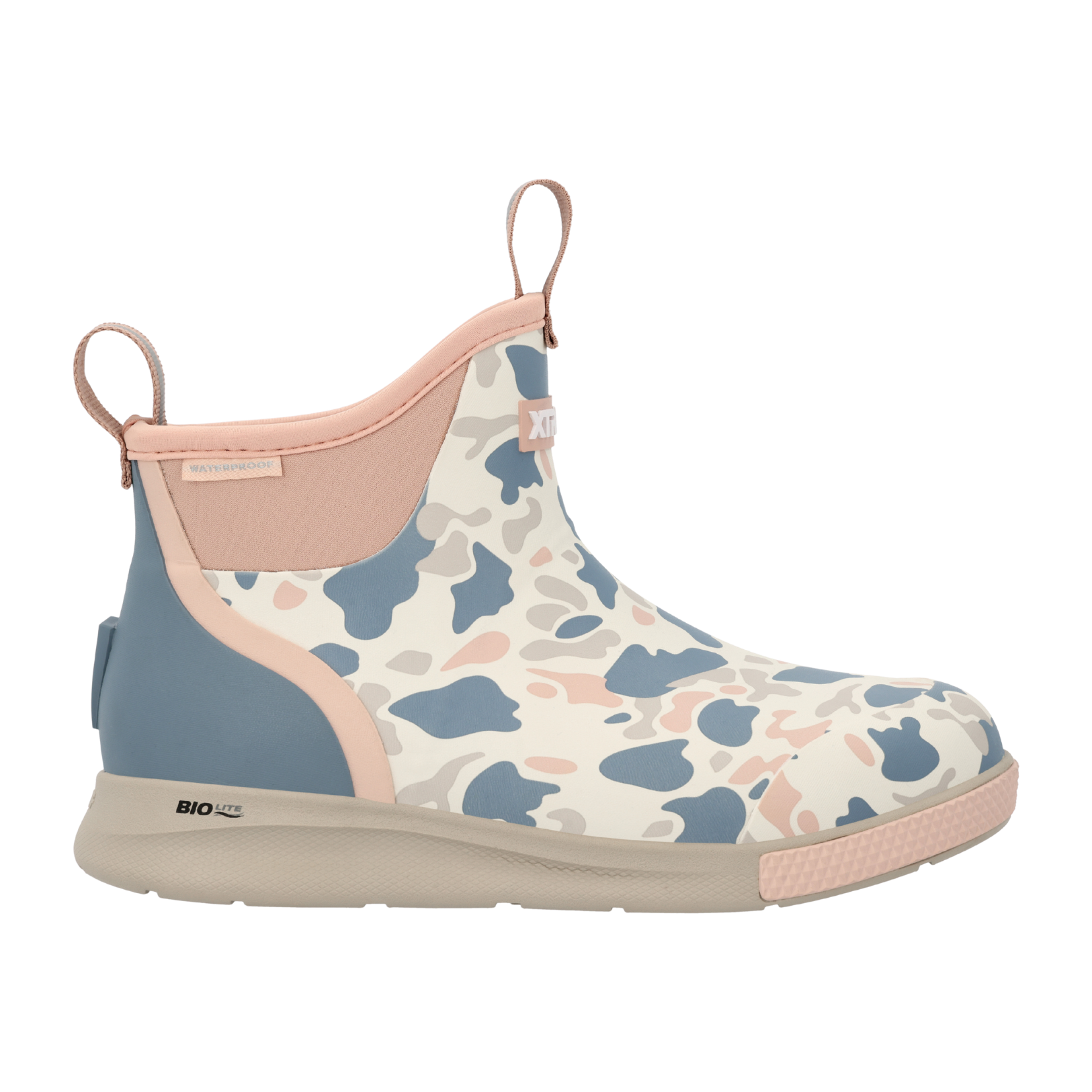 Xtratuf | Women's 6 in Ankle Deck Boot Sport | Ivory Duck Camo