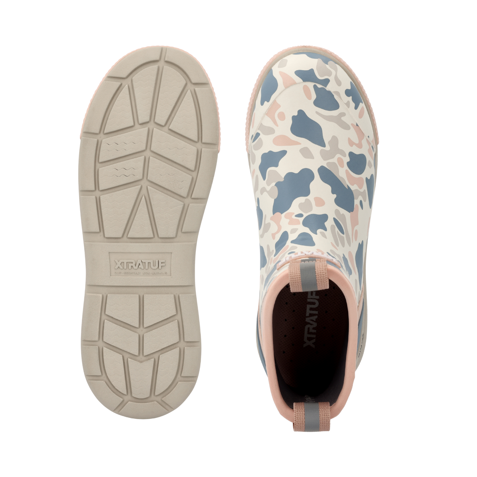 Xtratuf | Women's 6 in Ankle Deck Boot Sport | Ivory Duck Camo