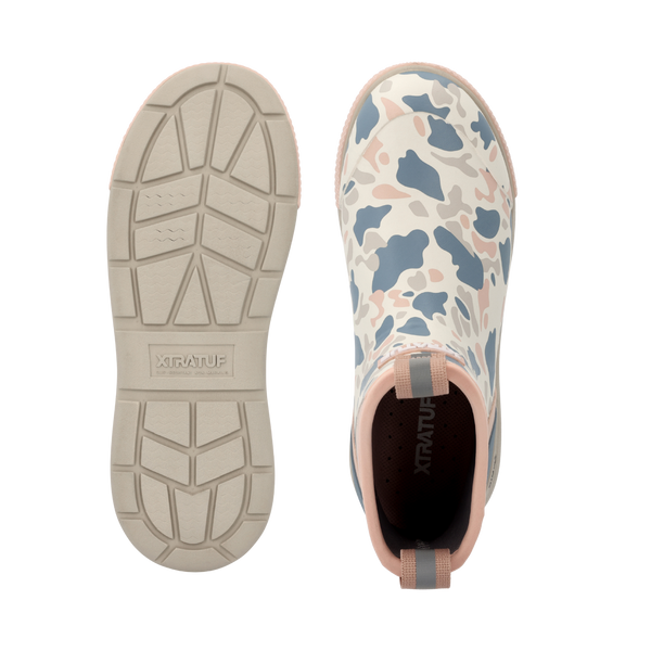 Xtratuf | Women's 6 in Ankle Deck Boot Sport | Ivory Duck Camo