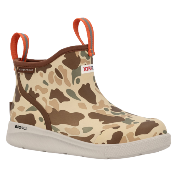 XtraTuf | Big Kids Ankle Deck Boot Sport | Duck Camo