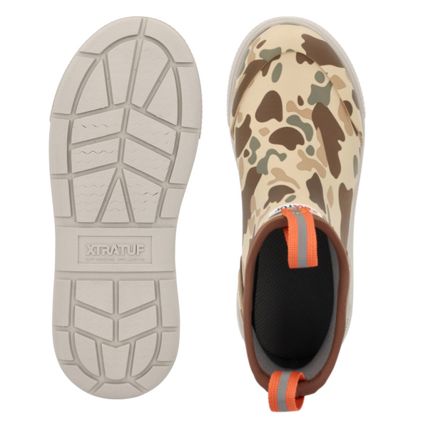 XtraTuf | Big Kids Ankle Deck Boot Sport | Duck Camo