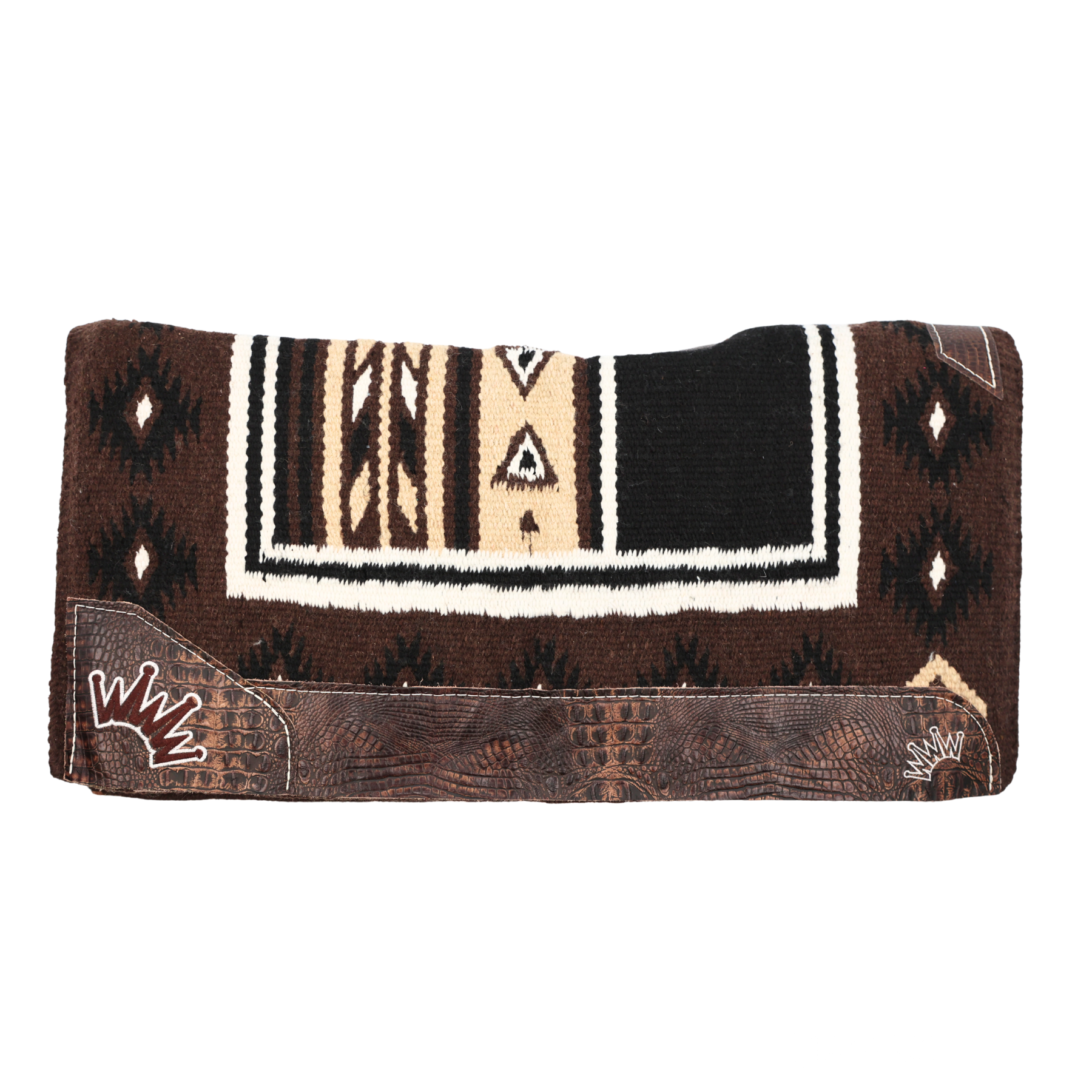 Best Ever Pads | Cherokee Chocolate Navajo w/ Dark Brown/White Crown | 3/4