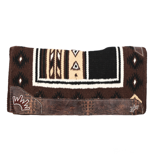 Best Ever Pads | Cherokee Chocolate Navajo w/ Dark Brown/White Crown | 3/4" OG | 34"x 36"