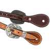 Wildfire Saddlery | Spur Straps Mens Buckaroo Golden Spider Stamp with Custom Buckles