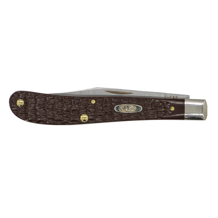 Case Knives | 00135 | Brown Synthetic Slimline Trapper