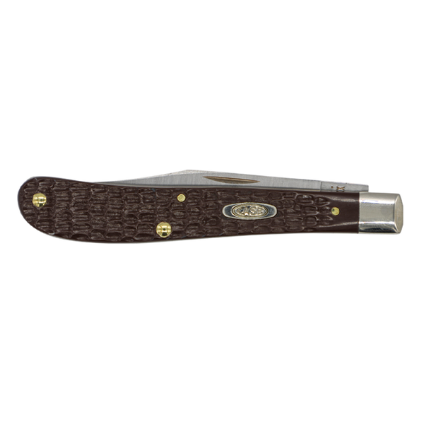 Case Knives | 00135 | Brown Synthetic Slimline Trapper