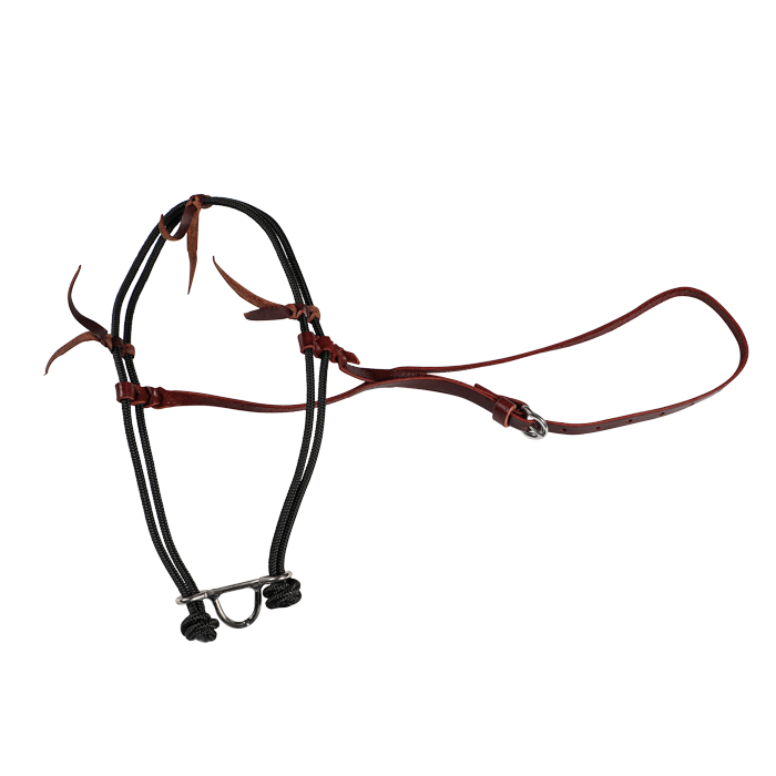 Wildfire Saddlery | Noseband With Diamond Braided Rope