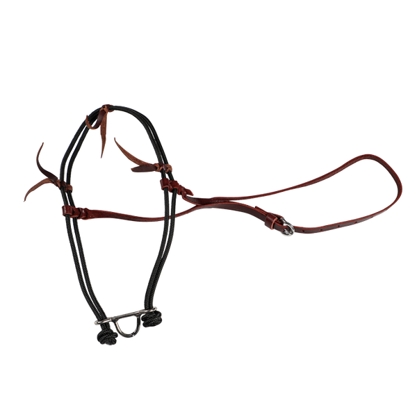 Wildfire Saddlery | Noseband With Diamond Braided Rope
