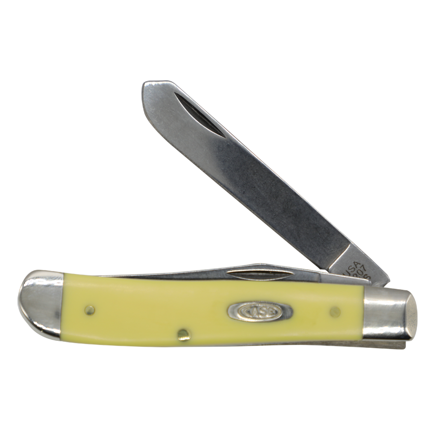 Case Knives | 00029 | Yellow Synthetic CS Mini Trapper