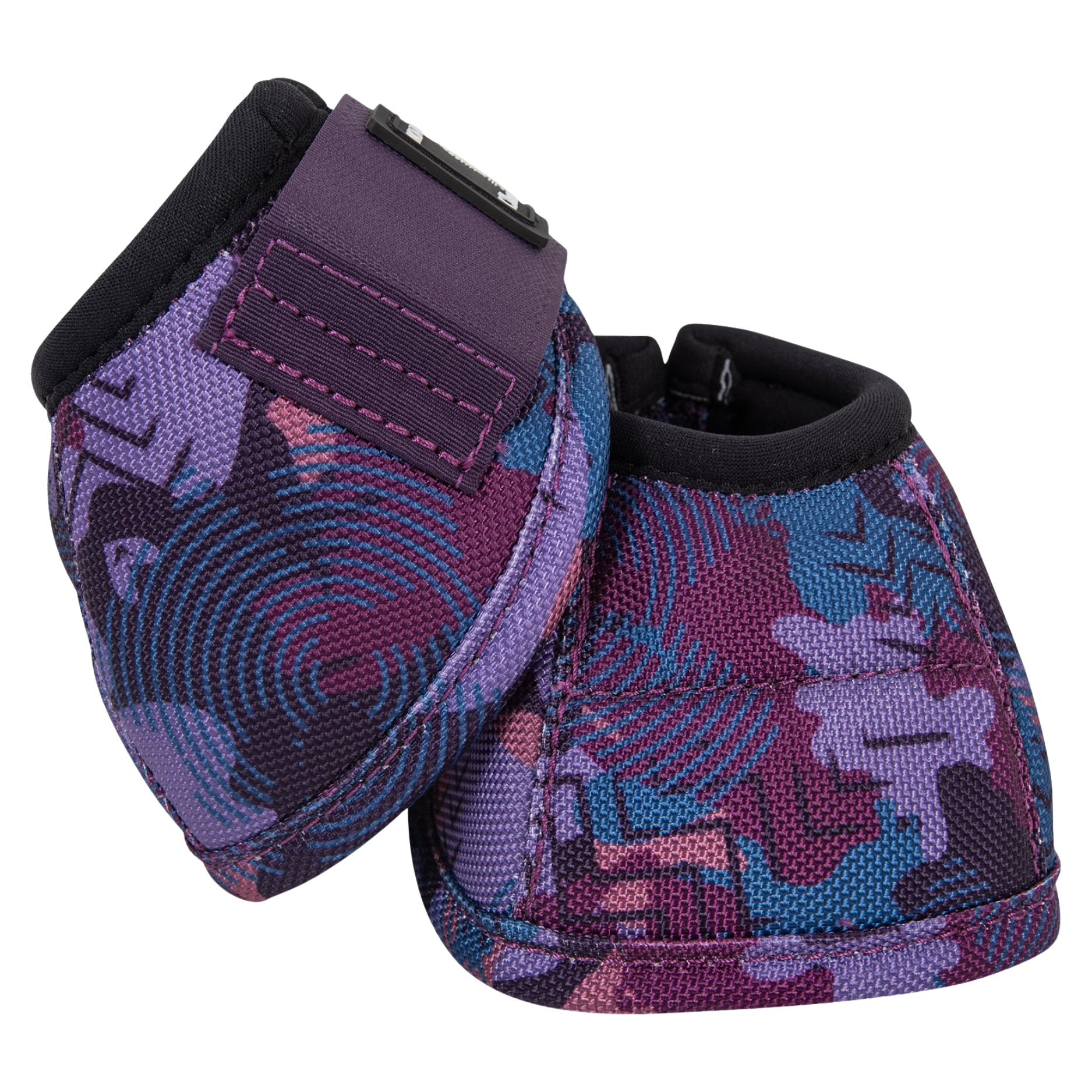 Classic Equine | DyNo Turn Bell Boots | Purple Camo