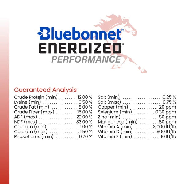 Bluebonnet Feeds | Energized Performance