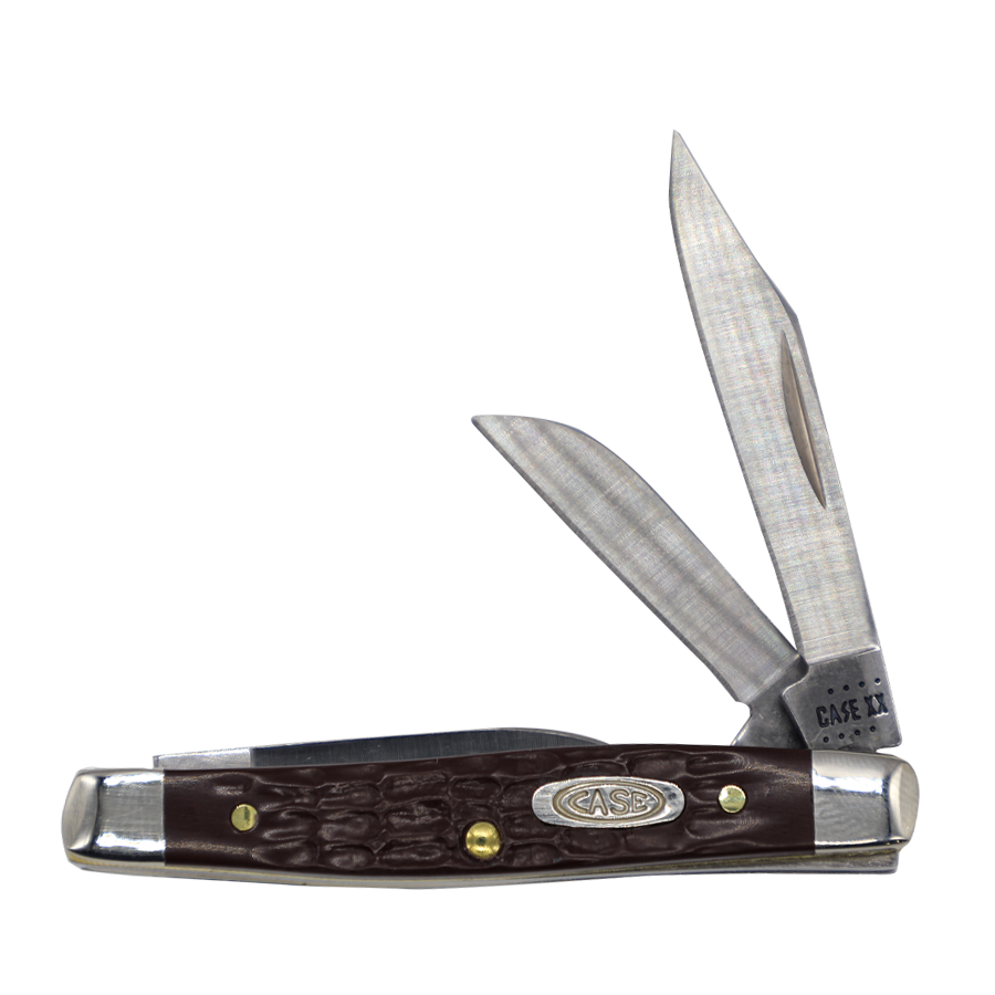 Case Knives | Brown Synthetic Small Stockman | 00081