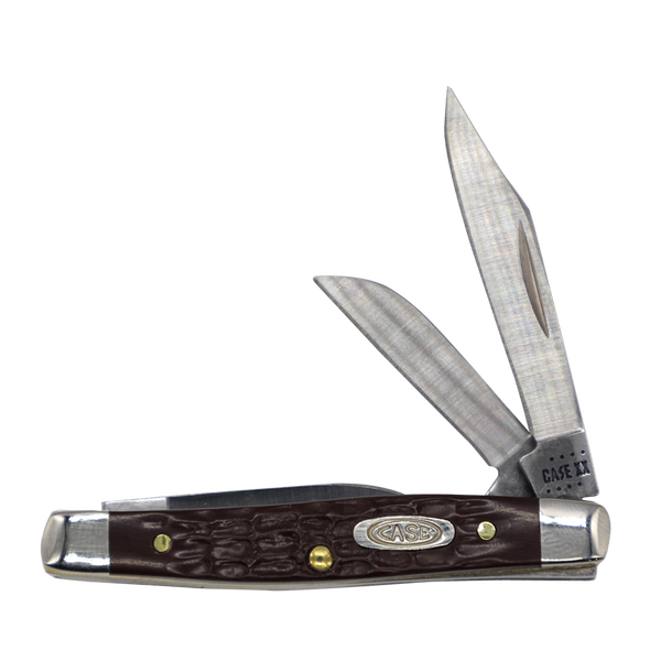 Case Knives | Brown Synthetic Small Stockman | 00081