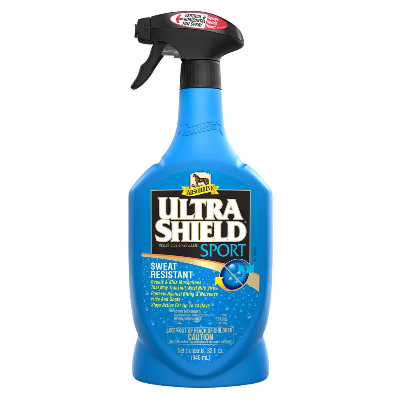 Absorbine | Ultrashield Sport | Water & Sweat Resistant Fly Spray