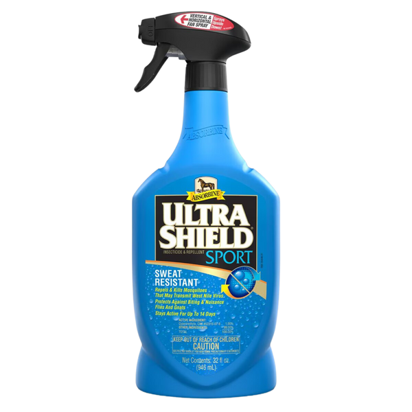 Absorbine | Ultrashield Sport | Water & Sweat Resistant Fly Spray