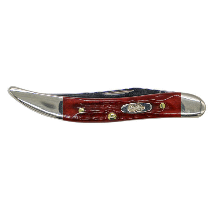 Case Knives | 00792 | Pocket Worn® Corn Cob Jig Old Red Bone Small Texas Toothpick