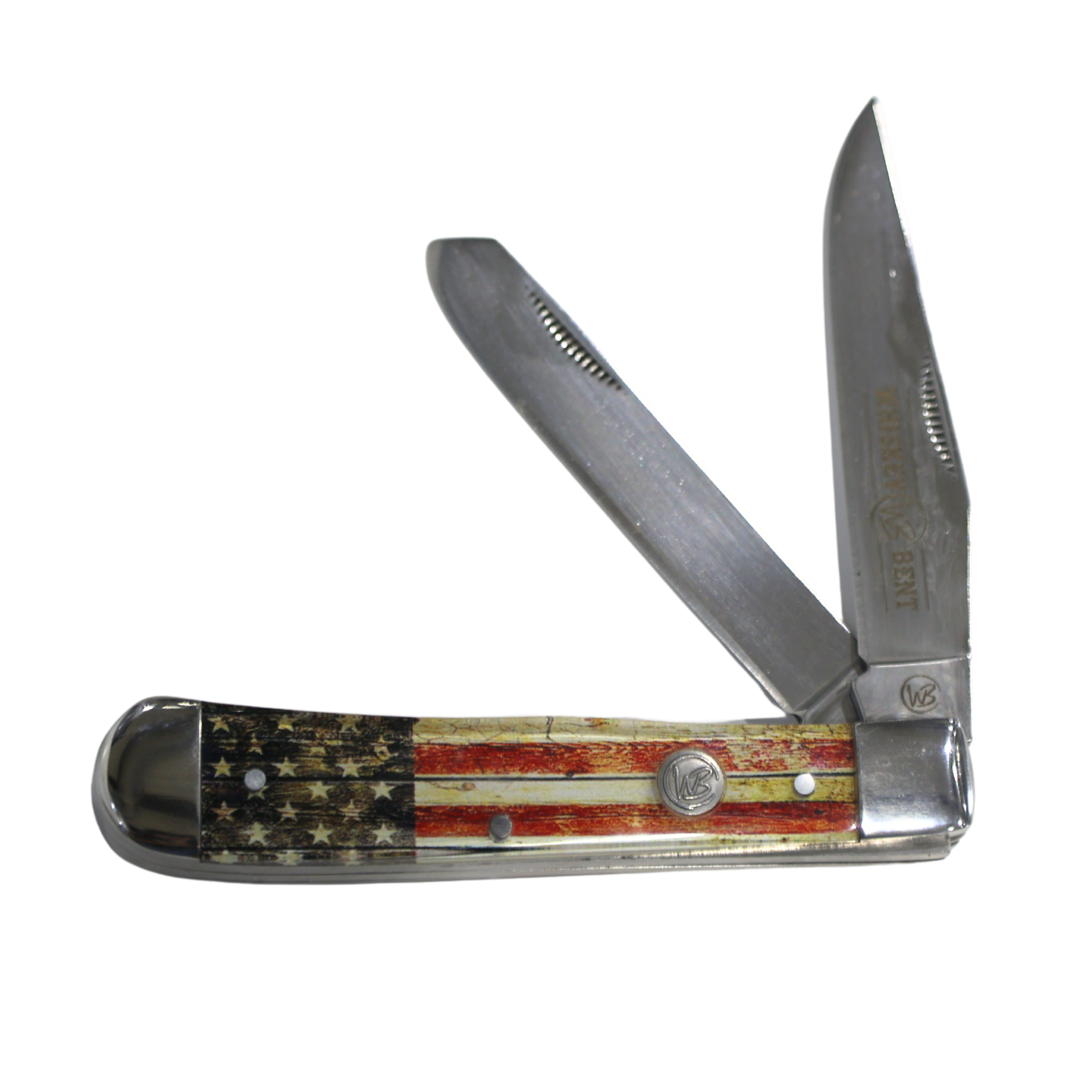 Rusted Nail Knives | Patriot | Acrylic Trapper