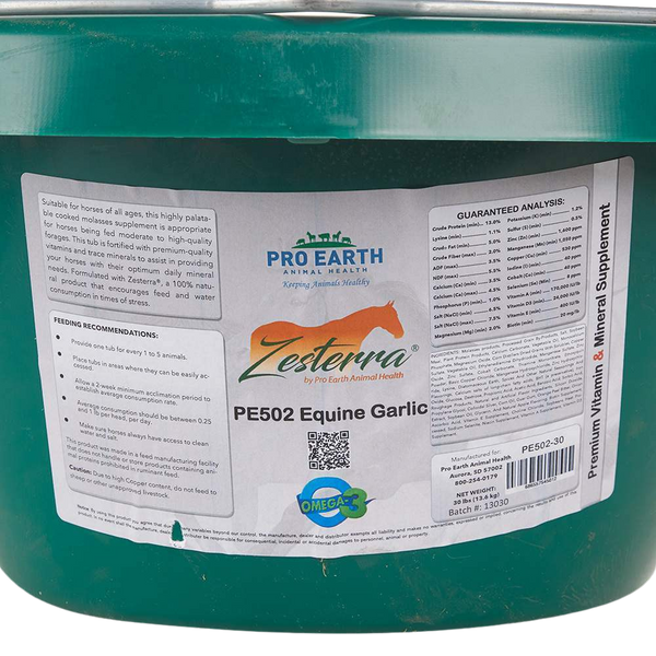 Zesterra | Equine Lick Tub with Garlic