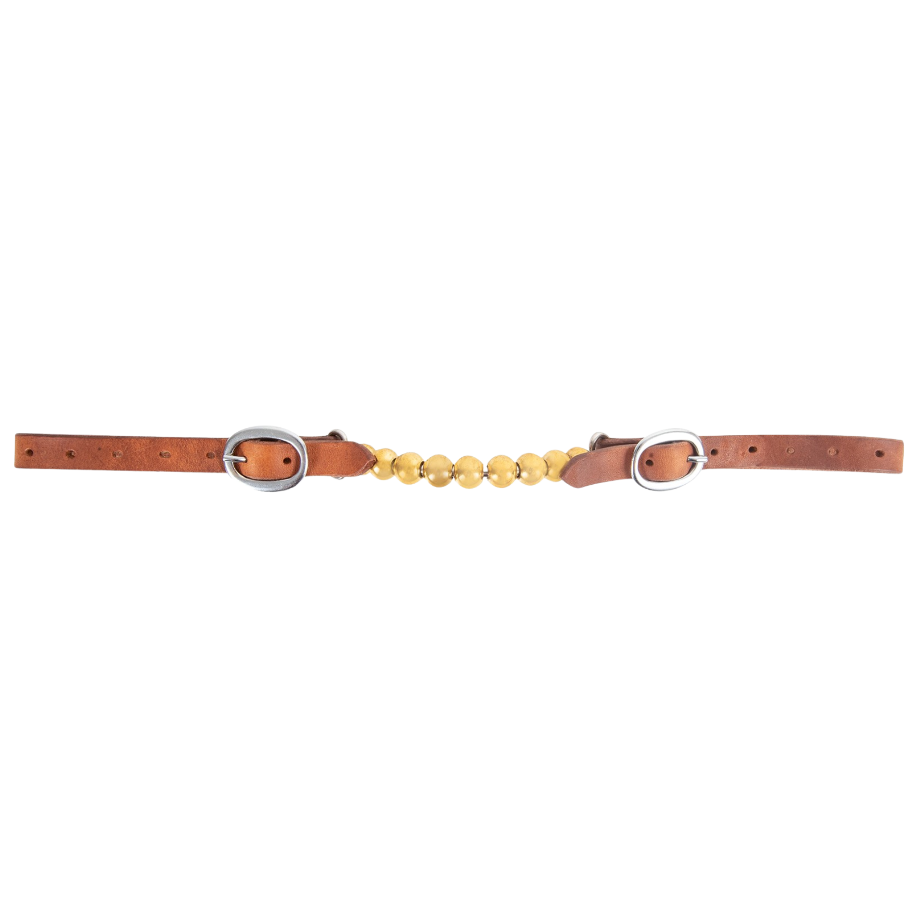 Martin Saddlery | Brass Ball Curb Strap