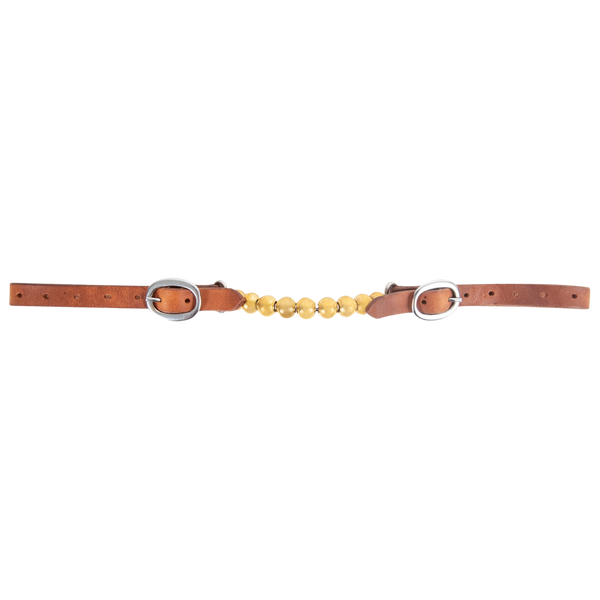 Martin Saddlery | Brass Ball Curb Strap