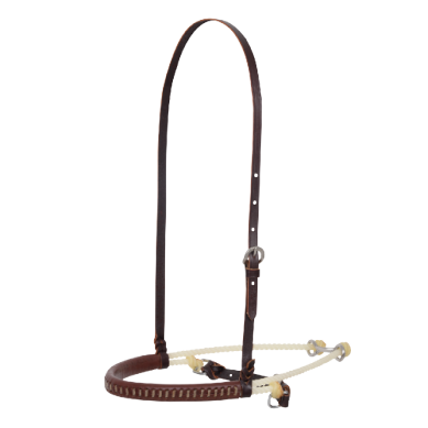 Martin Saddlery | Double Rope Noseband w/Laced Harness Cover & Cavesson