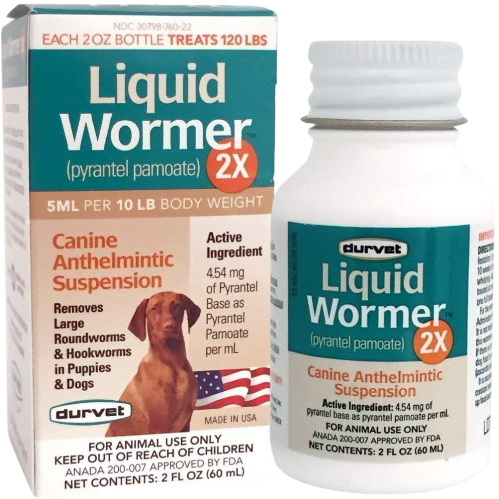 Durvet | Liquid Dog Wormer 2X