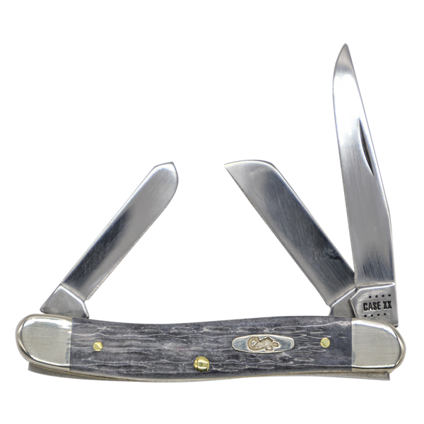 Case Knives | 58413 | Pocket Worn® Crandall Jig Gray Bone Medium Stockman