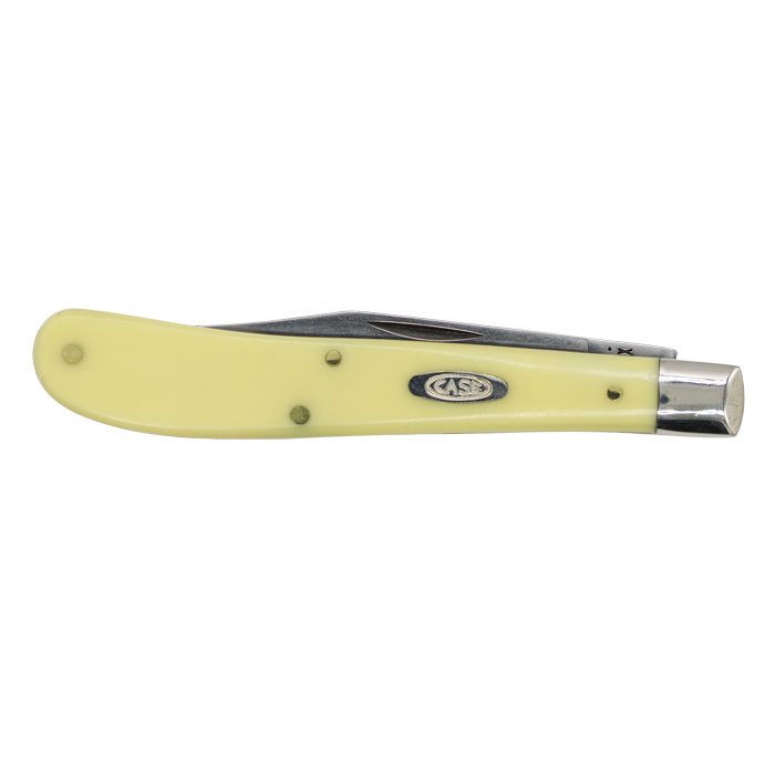 Case Knives | 00031 | Yellow Synthetic CS Slimline Trapper