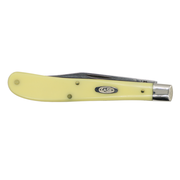 Case Knives | 00031 | Yellow Synthetic CS Slimline Trapper