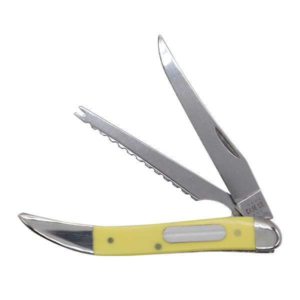 Case Knives | 00120 | Yellow Synthetic Fishing Knife