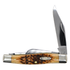 Case Knives | 00204 | Peach Seed Jig Amber Bone CS Large Stockman