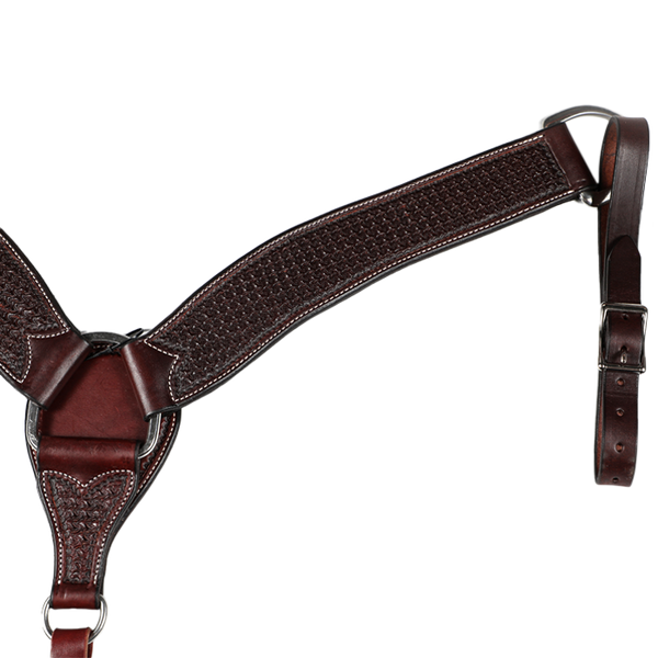 Wildfire Saddlery | 1" Headstall Slip Ear Chocolate Harness with Cowboy Knots & Custom Buckles