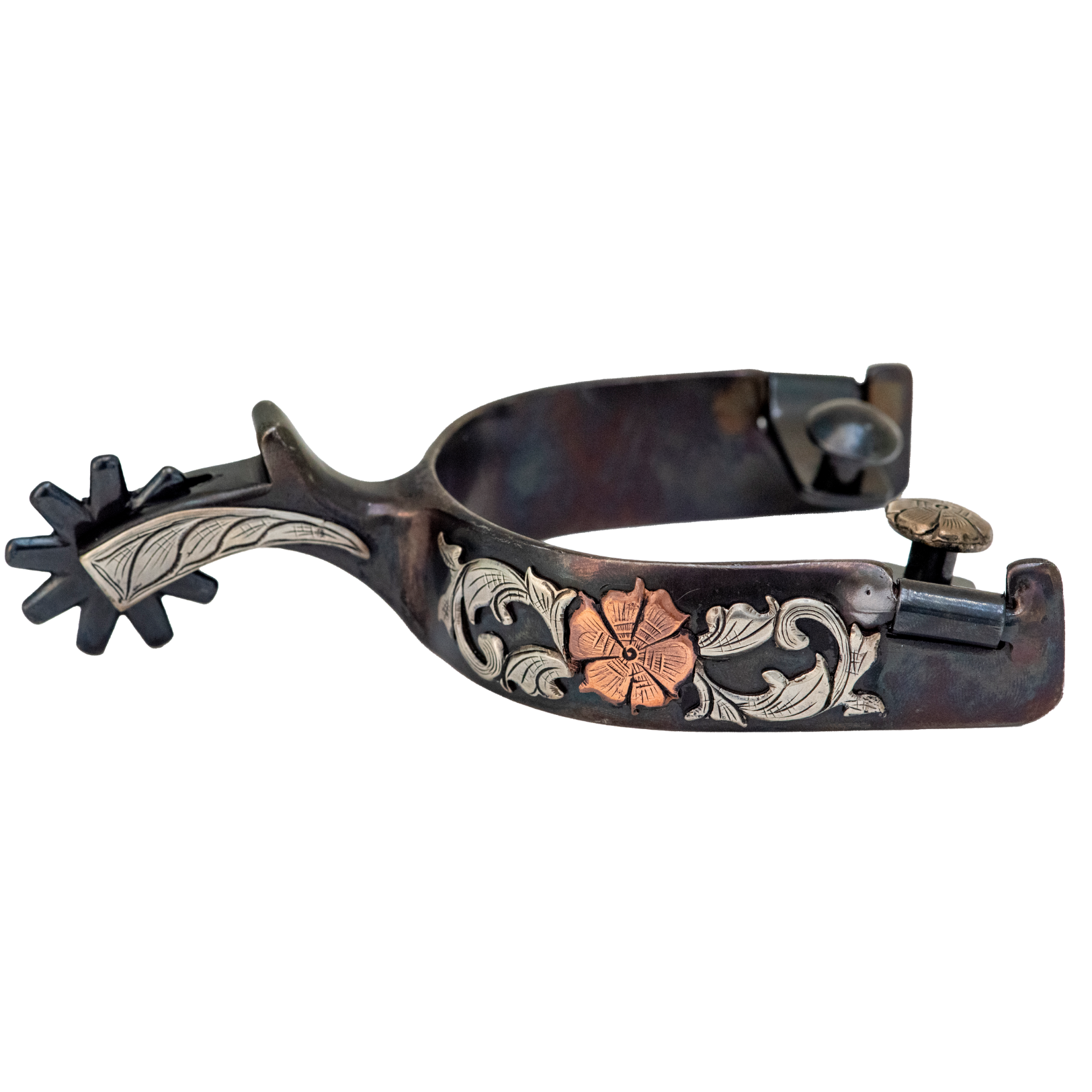 Cowboy Tack | Desert Rose Large Cup Spur