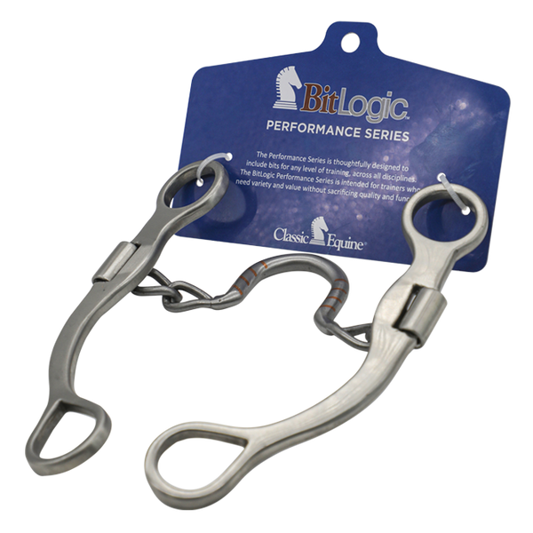 Classic Equine | Bit | Chain Port | Straight Shank 7"
