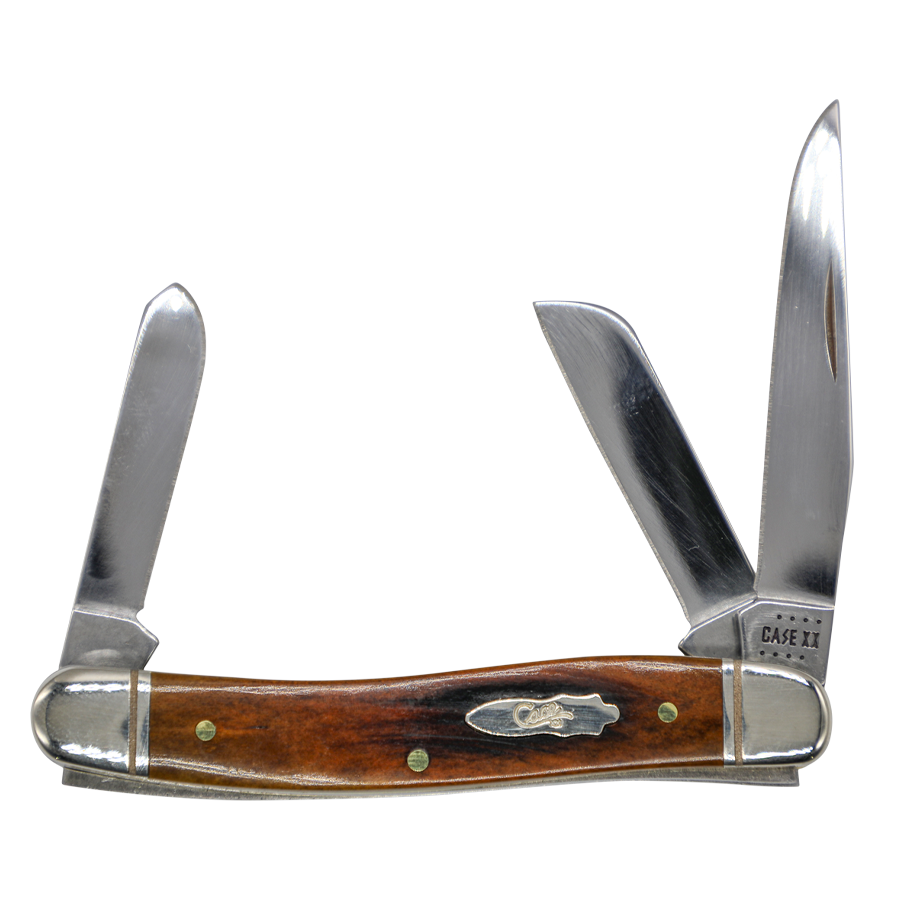 Case Knives | 03693 | My First Case Peach Seed Jig Old Red Bone Peanut