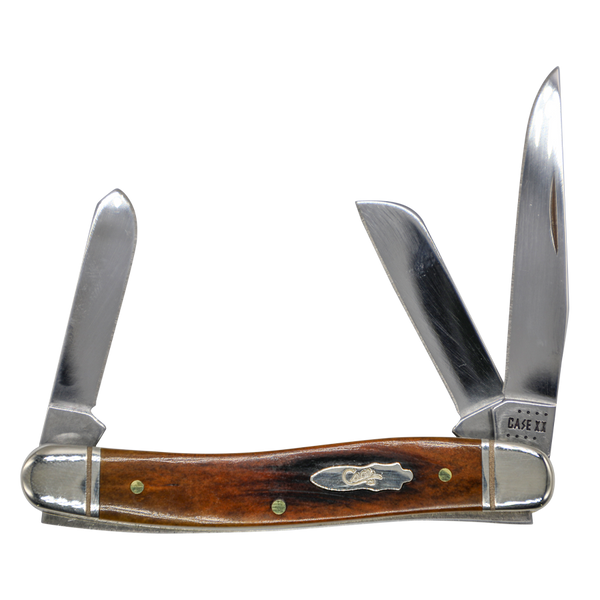 Case Knives | 03693 | My First Case Peach Seed Jig Old Red Bone Peanut