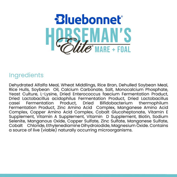 Bluebonnet Feeds | Horseman's Elite Mare & Foal