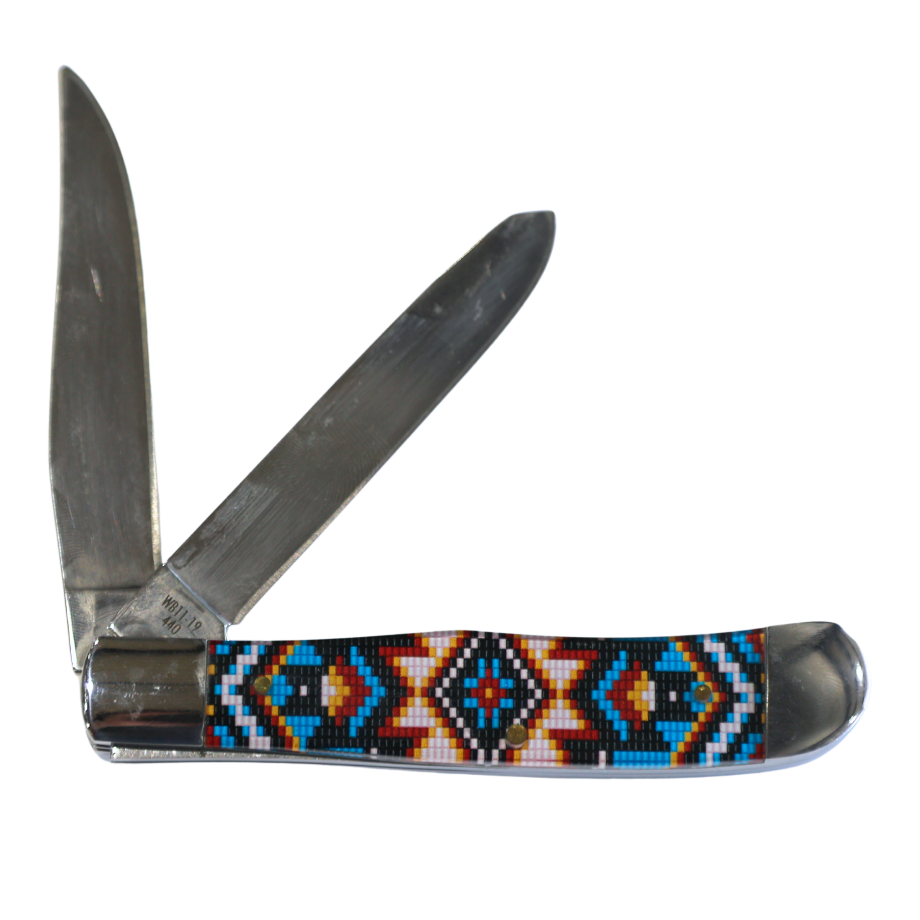 Rusted Nail Knives | Southwest Sand | Acrylic Trapper