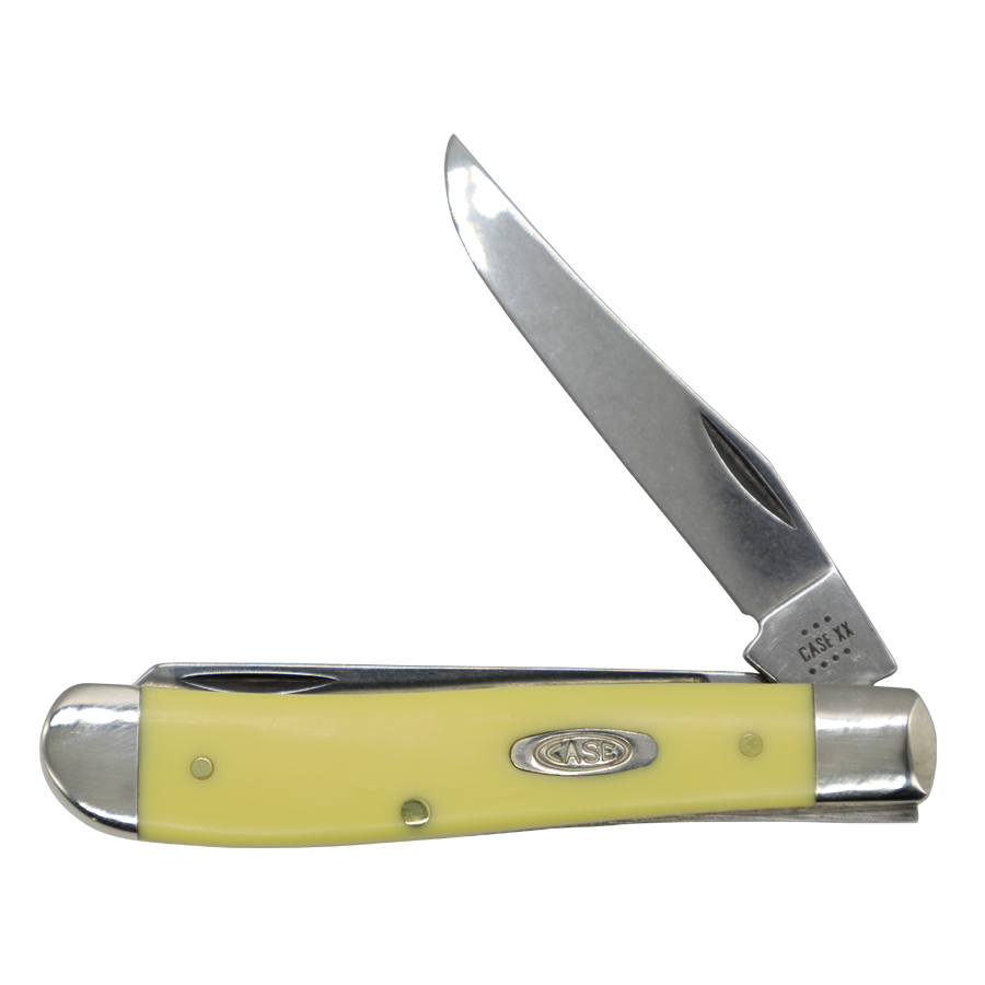 Case Knives | 00029 | Yellow Synthetic CS Mini Trapper