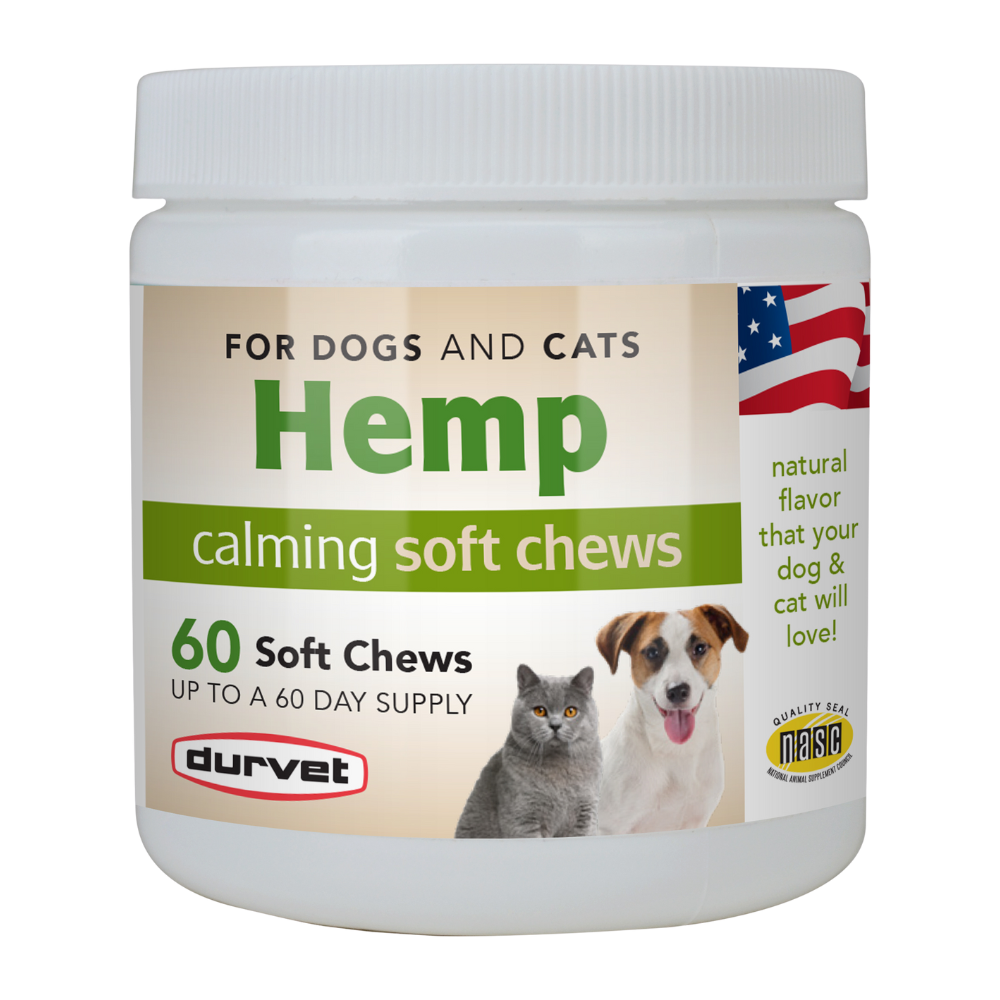 Durvet | Hemp Calming Soft Chews | 60 Ct