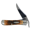 Case Knives | 00260 | Peach Seed Jig Amber Bone RussLock®