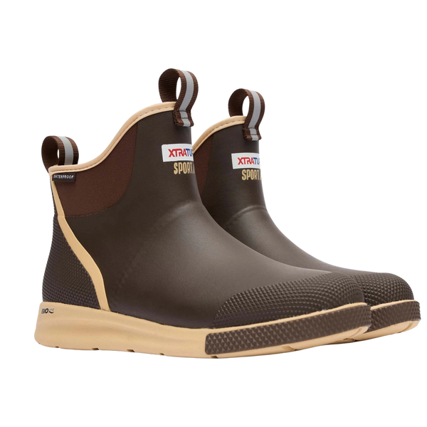 Xtratuf | Men's 6 in Ankle Deck Boot Sport | Chocolate Tan