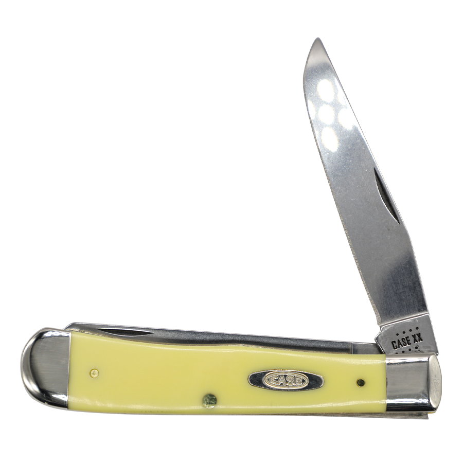 Case Knives | 00161 | Yellow Synthetic CS Trapper