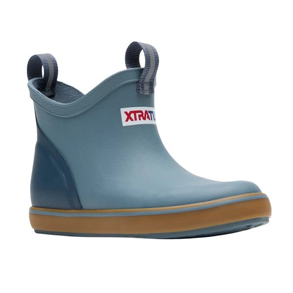 XtraTuf | Big Kids Ankle Deck Boot | Stormy Blue
