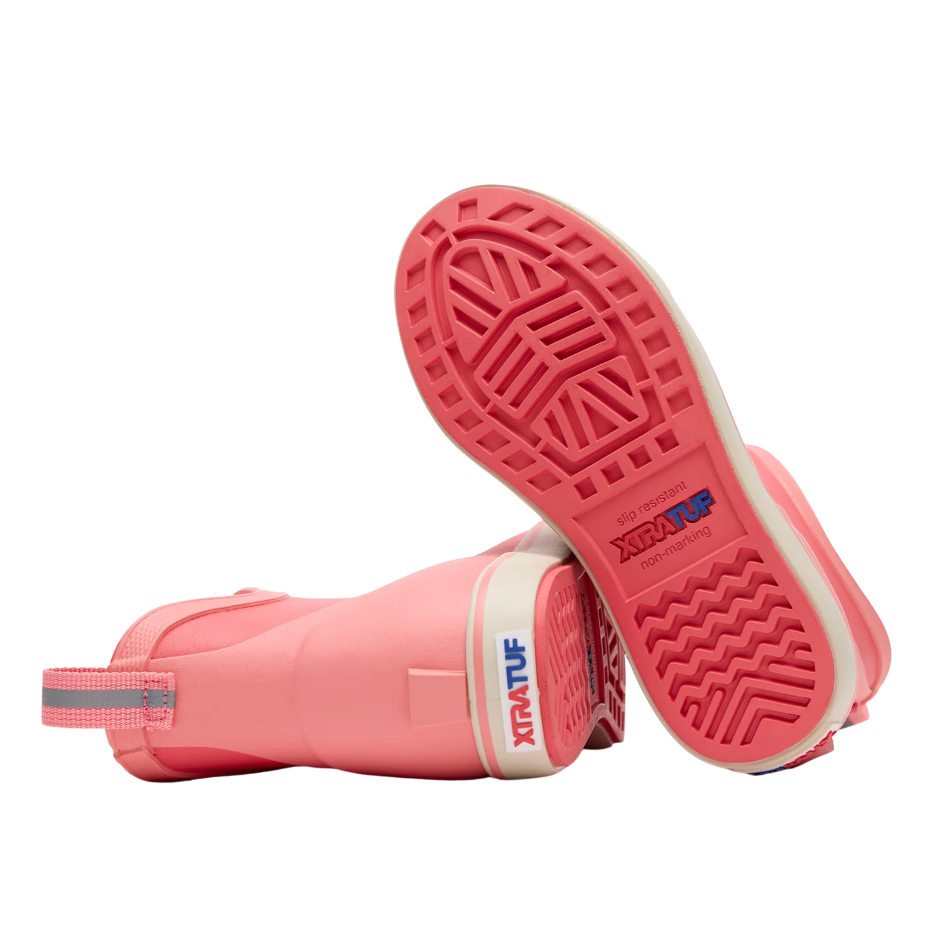 XtraTuf | Little Kids Ankle Deck Boot | Coral