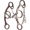 Classic Equine | Sherry Cervi Short Shank Gag Barrel Bit | Twisted Wire Dogbone